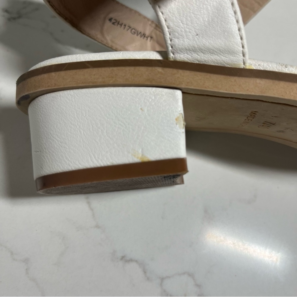 Topshop White Heartbreaker Two Part Heel Sandals 9 - Picture 12 of 13